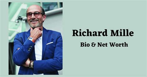 founder of richard mille|Richard Mille owner net worth.